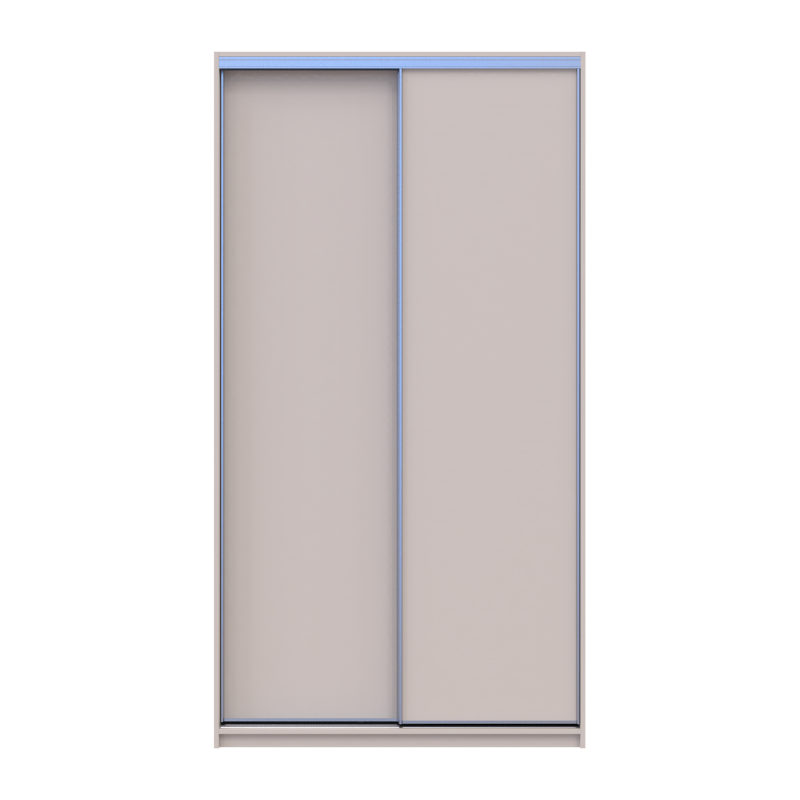 Шкаф купе Сити Лайт Кашемир 2 ДСП 120х60х225 (80736329)