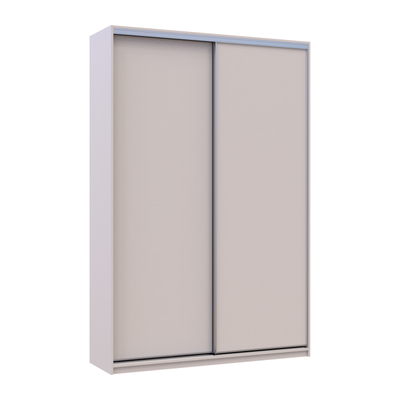 Шкаф купе Сити Лайт Кашемир 2 ДСП 150х45х225 (80736350)