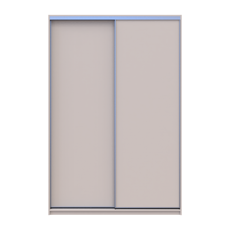 Шкаф купе Сити Лайт Кашемир 2 ДСП 150х60х225 (80736347)