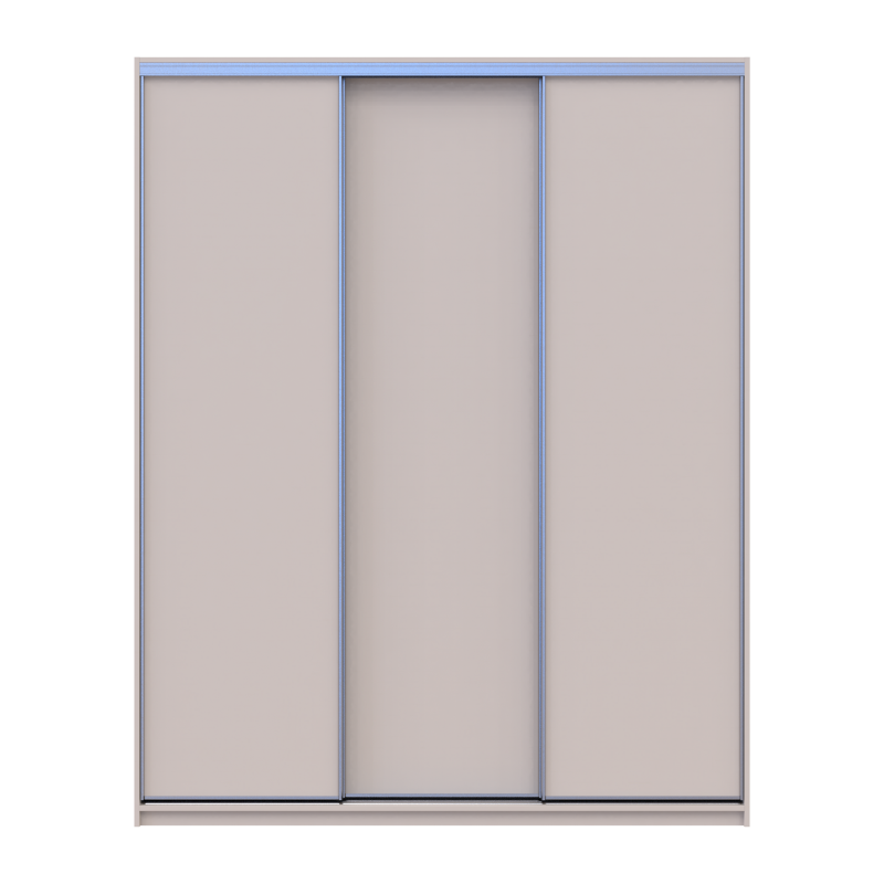 Шкаф купе Сити Лайт Кашемир 3 ДСП 180х60х225 (80736365)