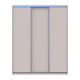 Шкаф купе Сити Лайт Кашемир 3 ДСП 180х60х225 (80736365)