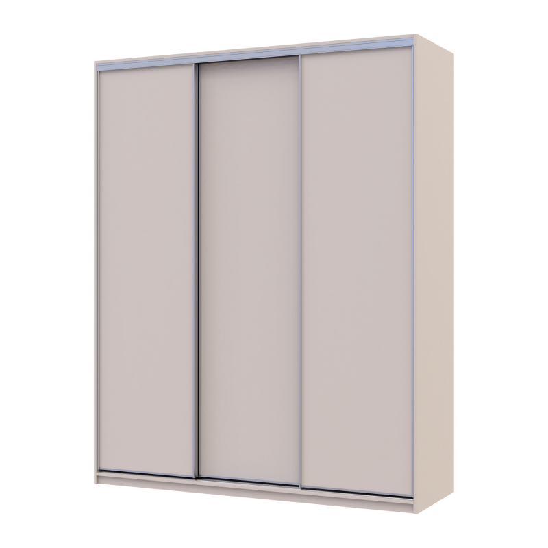 Шкаф купе Сити Лайт Кашемир 3 ДСП 180х60х225 (80736365)