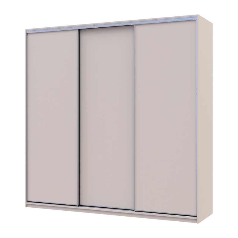 Шкаф купе Сити Лайт Кашемир 3 ДСП 225х60х225 (80736377)