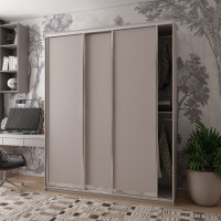 Шкаф купе Сити Лайт Кашемир 3 ДСП 225х60х225 (80736377)