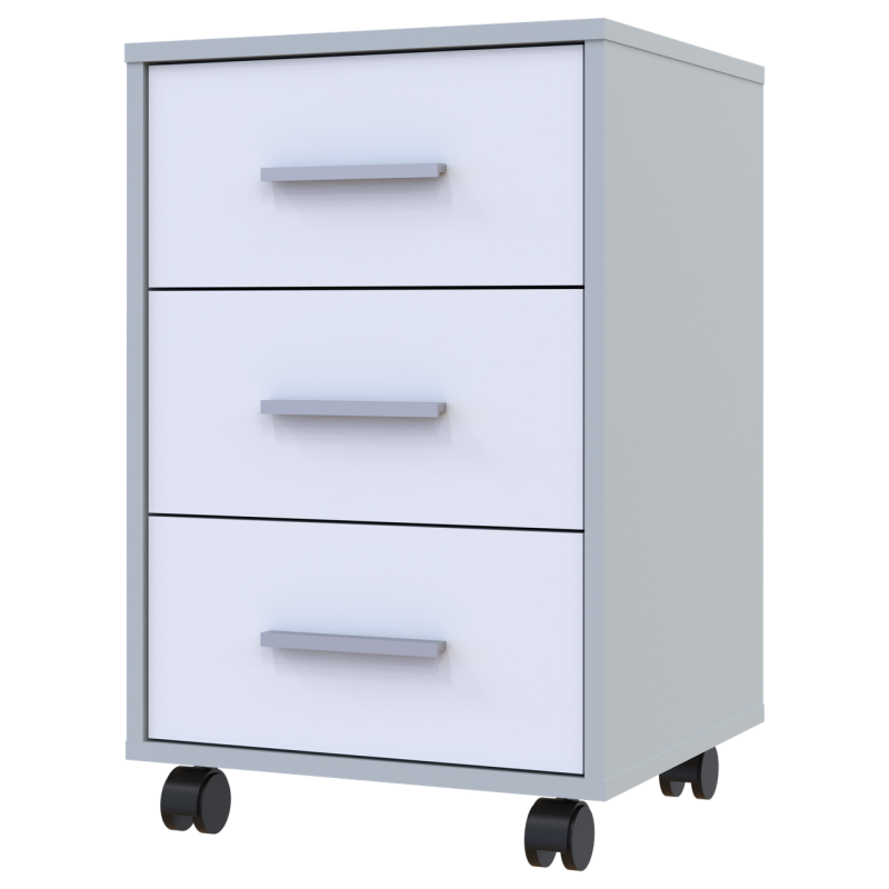 Тумба Т3 Серый/Белый 43х42х66.4 (41902061)