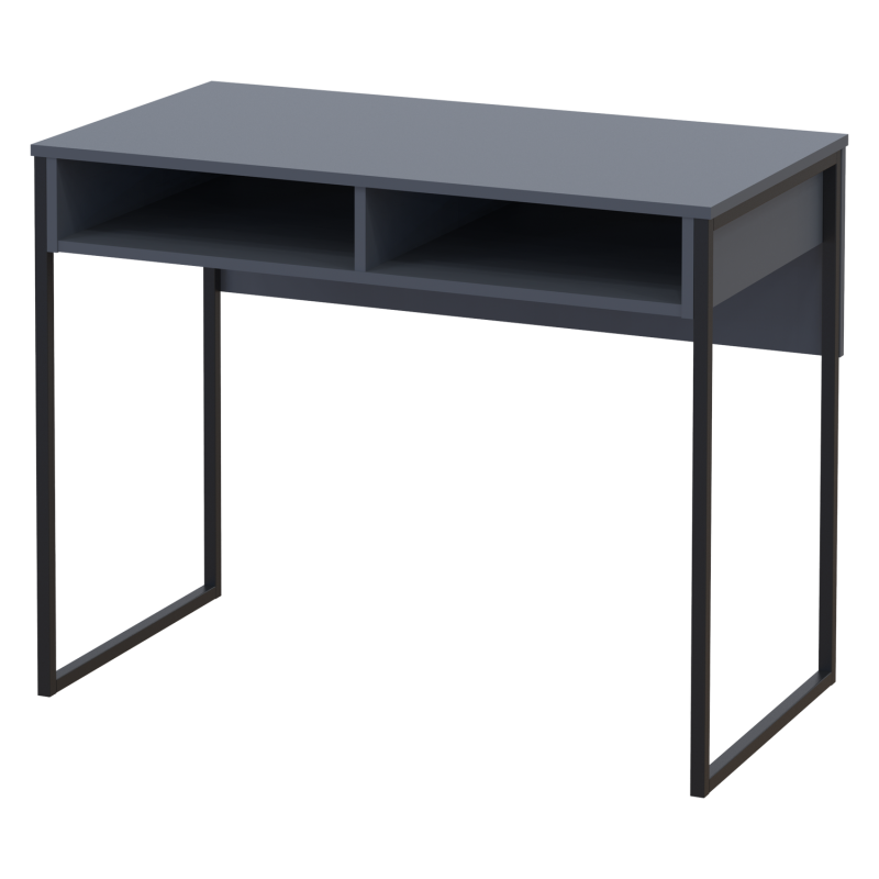 Стол письменный Барт Графит с полкой 100х55х78.1 (41510113)