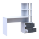 Офисный стол Т7 Белый/Графит 136х55х138 (41516058)