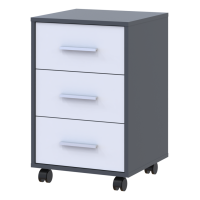 Тумба Т3 Графит/Белый 43х42х66.4 (41902062)