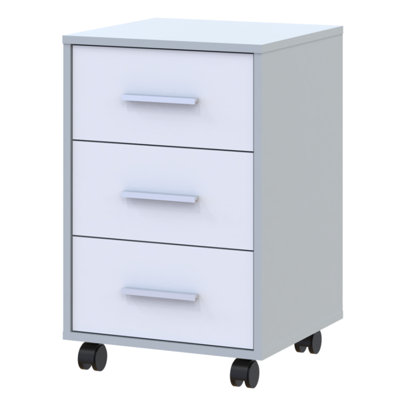 Тумба Т3 Серый/Белый 43х42х66.4 (41902061)