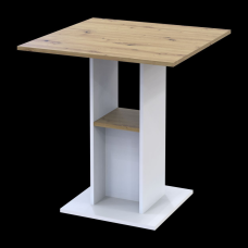 Столовый стол Коуд Белый/Дуб Артизан 70х70х74 (41510131)
