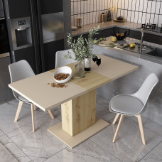 Столовый стол Бостон Кашемир / Дуб Артизан 150х70х79 (41510139)