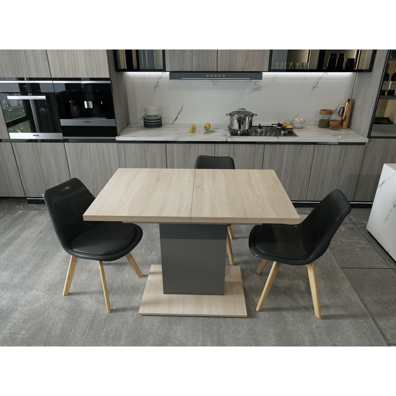 Столовый стол Бостон Дуб Cонома / Графит 150х70х79 (81339362)