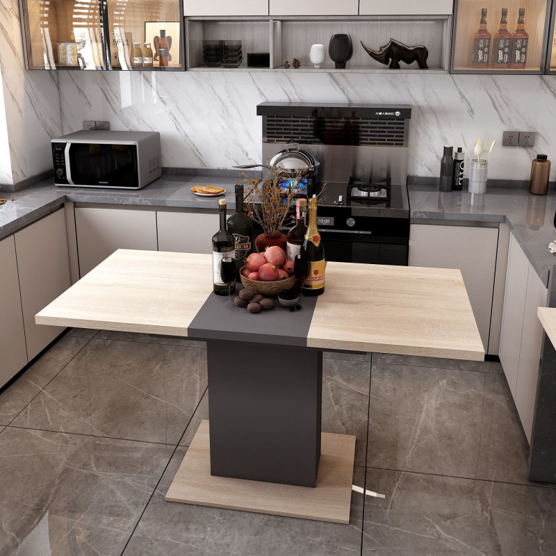 Столовый стол Бостон Дуб Cонома / Графит 150х70х79 (81339362)