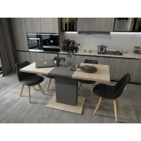 Столовый стол Бостон Дуб Cонома / Графит 150х70х79 (81339362)