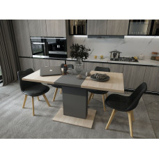 Столовый стол Бостон Дуб Cонома / Графит 150х70х79 (81339362)