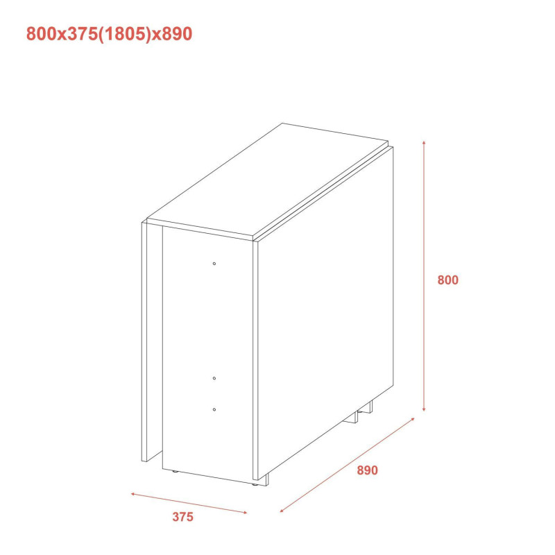 Столовый стол Торонто Белое дерево 180х89х80 (41510094)