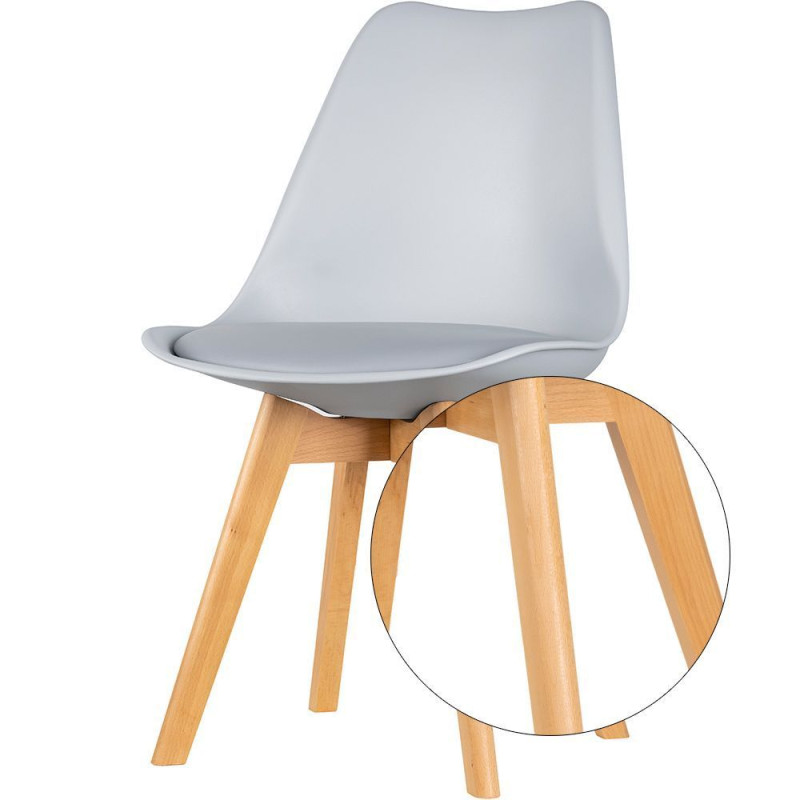 Стул Бин Серый 49х43х84 (84110003)