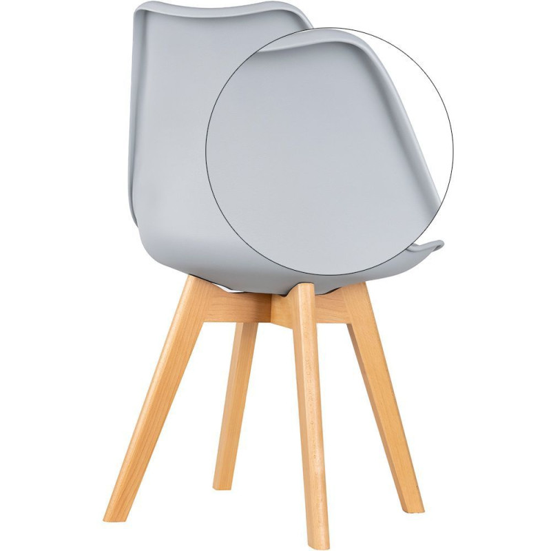 Стул Бин Серый 49х43х84 (84110003)