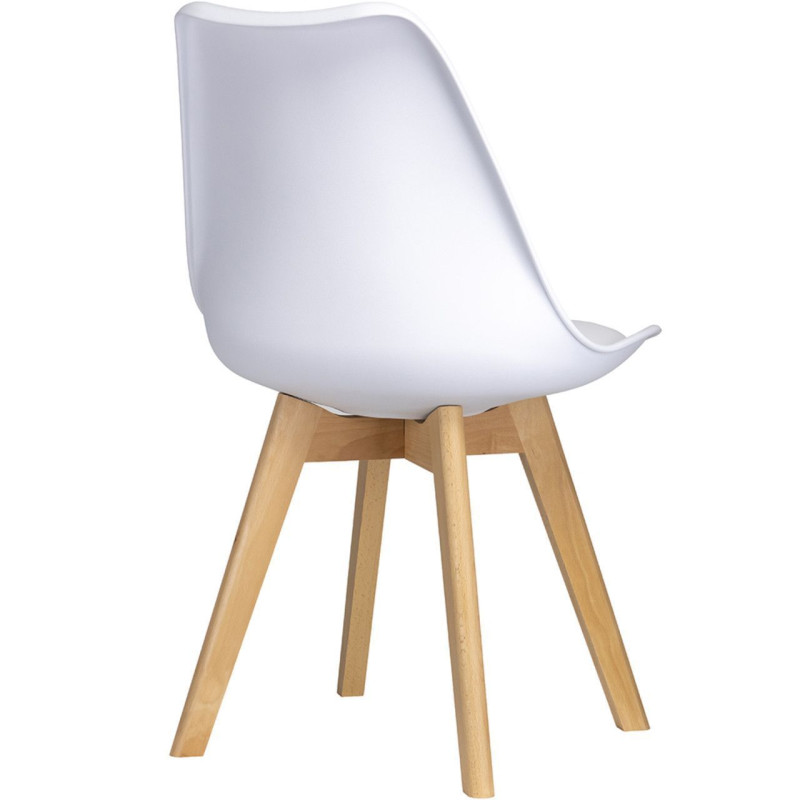 Стул Бин Белый 49х43х84 (84110001)