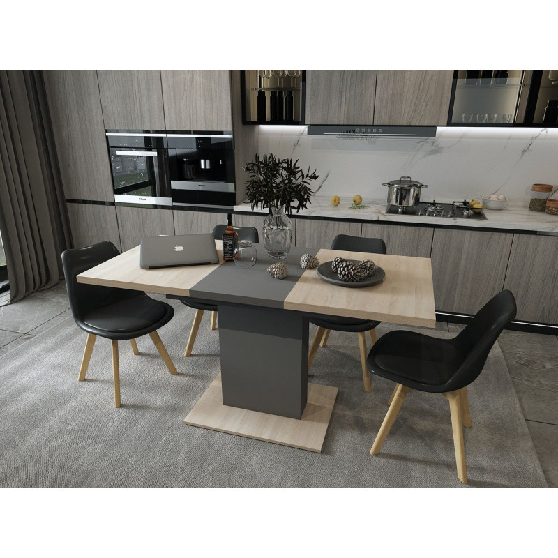 Комплект стульев 2 шт Бин Черный 49х43х84 (42005076)