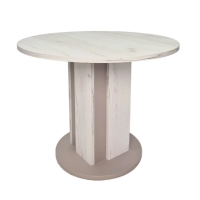 Журнальный столик T1 BG Дуб крафт белый / Глиняный серый 68 см. (22054-01)