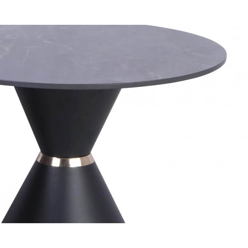 Журнальный столик CAROLINA Черный глянец / Черный (к-кт) 80 см. &Д. 60 см. (22063-01)