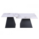 Журнальный столик INDIANA Белый глянец/Черный (к-кт) 80 x 80 см. & 60 x 60 см. (22060-01)