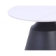 Журнальный столик NEBRASKA Белый глянец / Черный (к-кт) 70 см. &Д. 50 см. (22059-01)