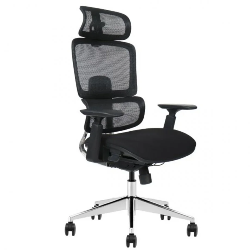 Кресло офисное WALTER черная ткань/алюминий (22251-01)