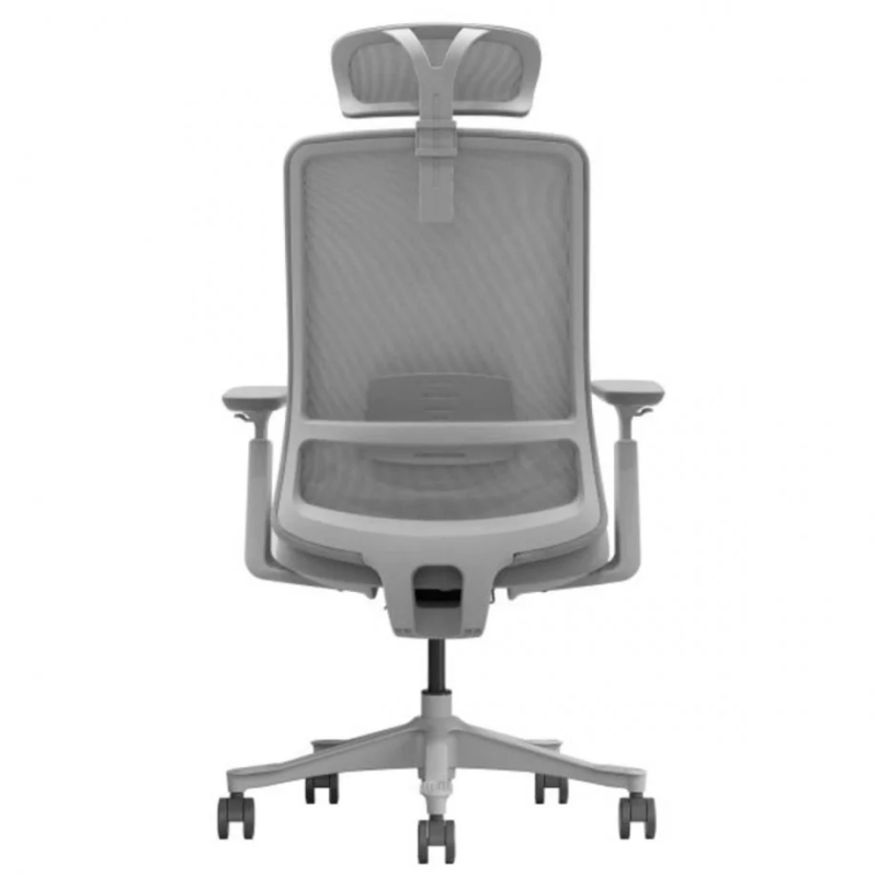 Кресло офисное VIRGIL серая ткань/серый каркас (22267-01)