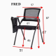 Стул офисный FRED с надставкой Черный (23054-01)
