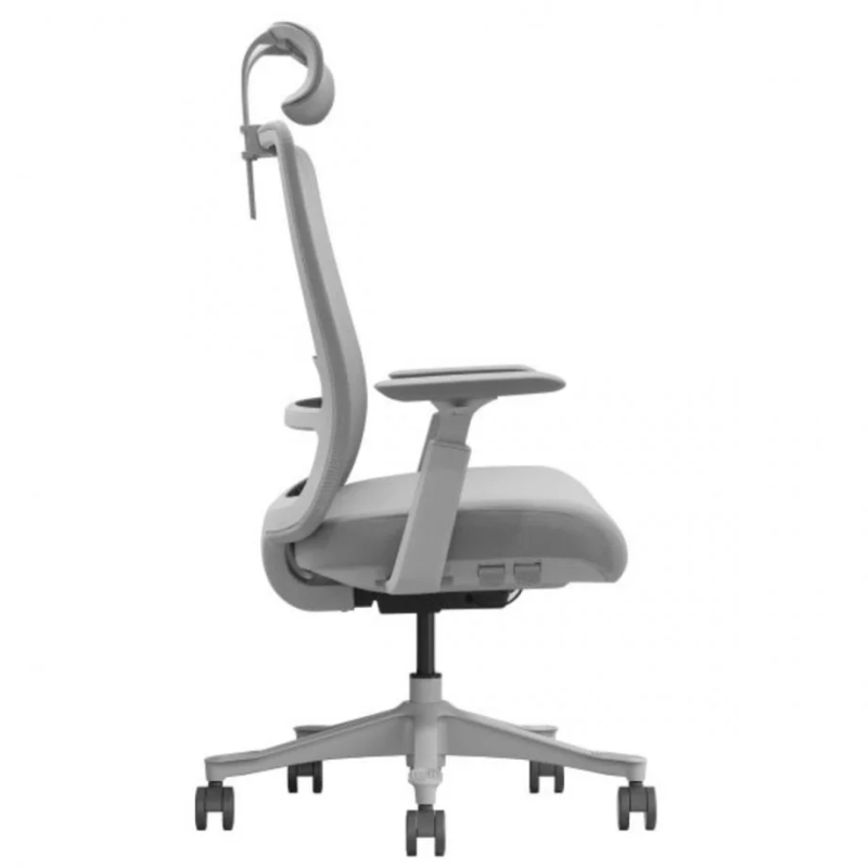 Кресло офисное VIRGIL серая ткань/серый каркас (22267-01)