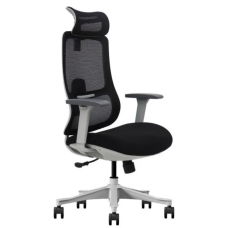 Кресло офисное LESTER черная ткань/серый каркас (22268-01)