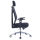 Кресло компьютерное ICAR Черное / Хром (20142-01)