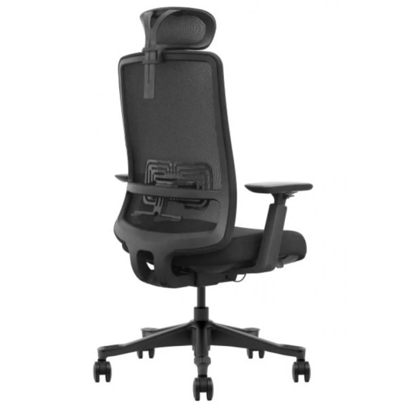 Кресло офисное VIRGIL черная ткань/черный каркас (22270-01)