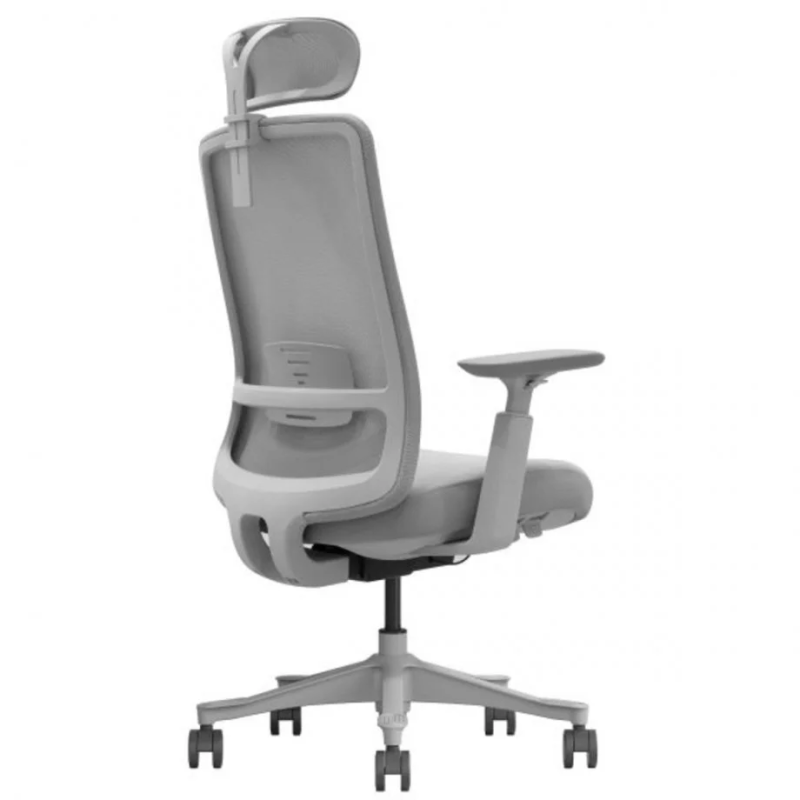 Кресло офисное VIRGIL серая ткань/серый каркас (22267-01)