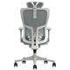 Кресло офисное SETON темно-серая ткань/серый каркас (22259-01)