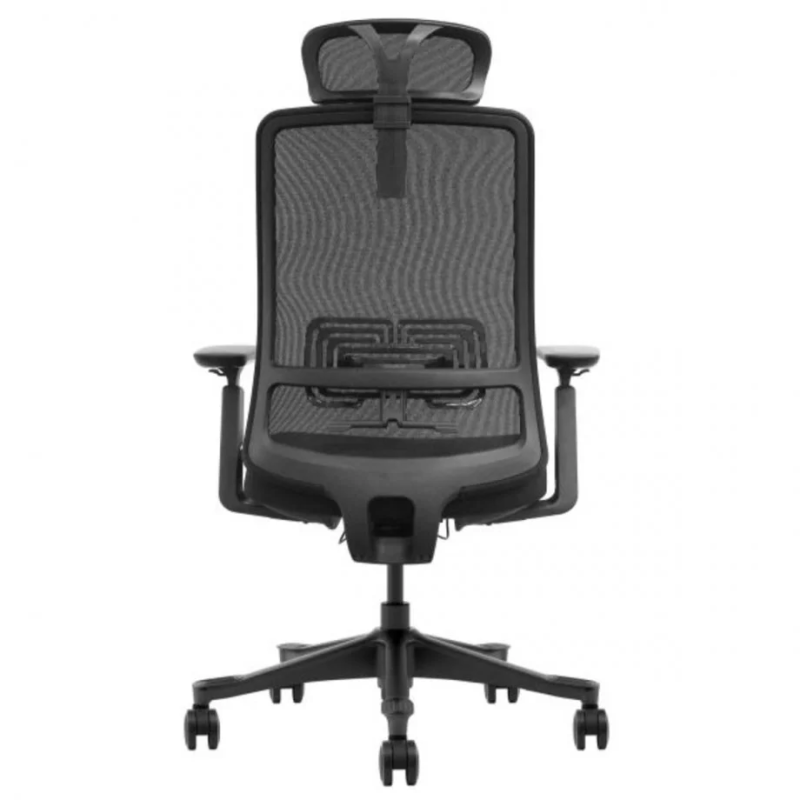 Кресло офисное VIRGIL черная ткань/черный каркас (22270-01)