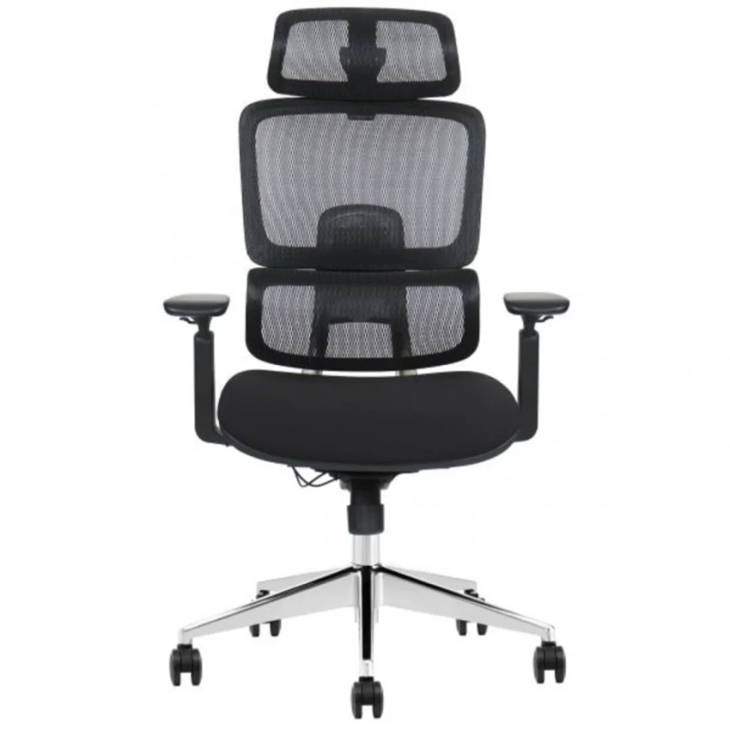 Кресло офисное WALTER черная ткань/алюминий (22251-01)