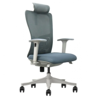 Кресло офисное SETON темно-серая ткань/серый каркас (22259-01)