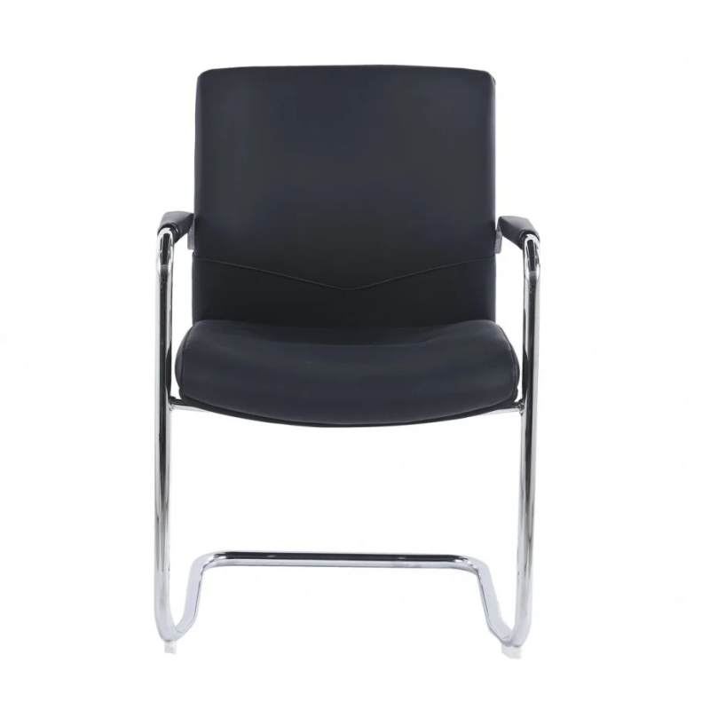 Стул офисный ADOLF Черный / Хром металл (23055-01)