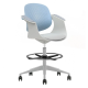 Крісло офісне ARLEN світло-бірюзове/сіра тканина/сірий каркас (22266-01)