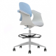 Крісло офісне ARLEN світло-бірюзове/сіра тканина/сірий каркас (22266-01)