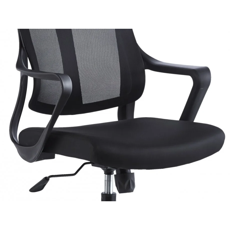 Кресло компьютерное CASPER Черное / Черный каркас (20165-01)