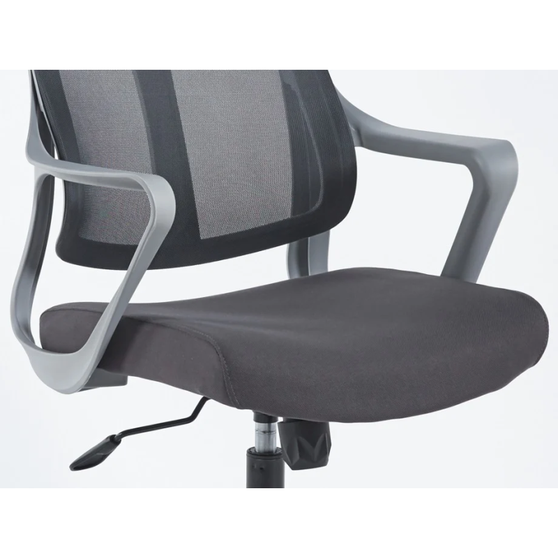 Кресло компьютерное CASPER Серое / Серый каркас (20143-01)