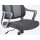 Кресло компьютерное CASPER Серое / Серый каркас (20143-01)