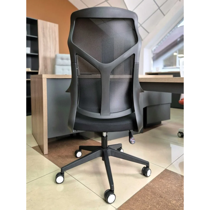 Кресло компьютерное CASPER Черное / Черный каркас (20165-01)