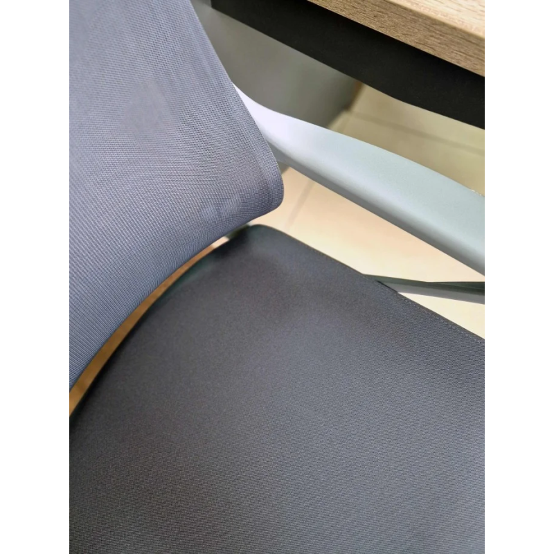 Кресло компьютерное CASPER Серое / Серый каркас (20143-01)