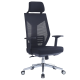 Кресло компьютерное ICAR Черное / Хром (20142-01)