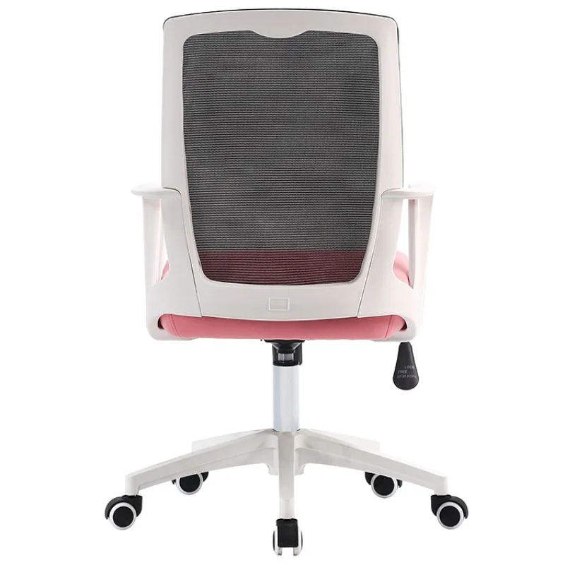 Компьютерное кресло DIXY черное/розовое/белый каркас (20109-01)